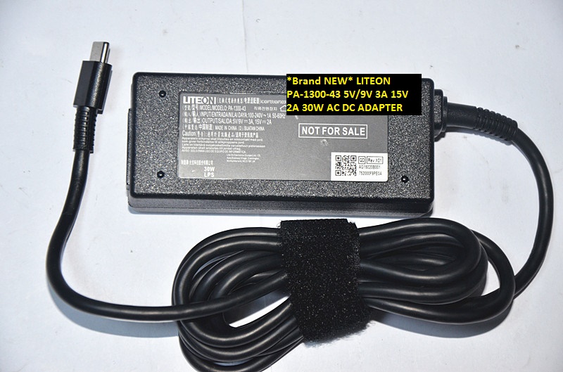 *Brand NEW* LITEON AC100-240V 15V 2A 30W AC DC ADAPTER 5V/9V 3A PA-1300-43 POWER SUPPLY